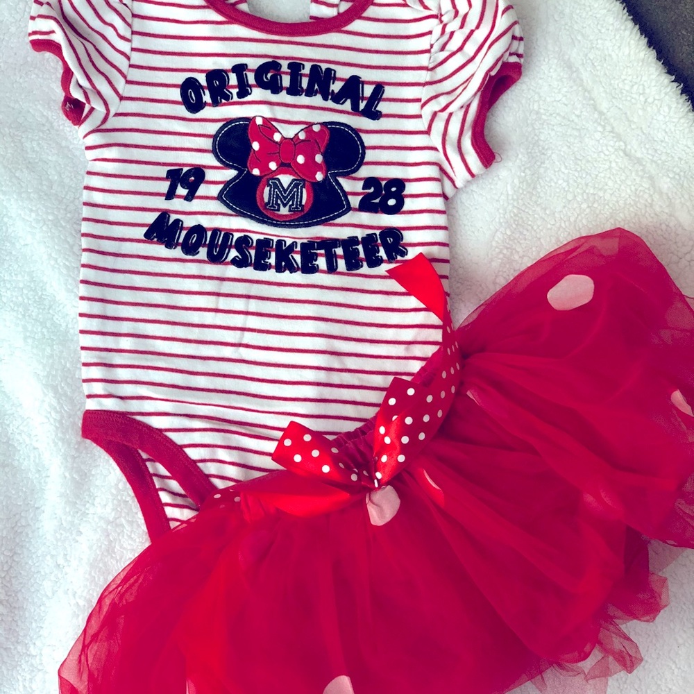 Minnie Mouseketeer tutu outfit